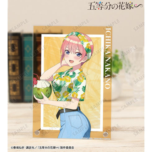 『五等分の花嫁∽』描き下ろし 中野一花 アロハシャツver. A5アクリルパネル