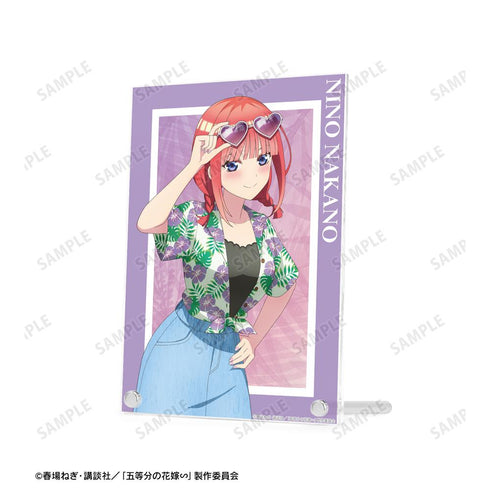 『五等分の花嫁∽』描き下ろし 中野二乃 アロハシャツver. A5アクリルパネル