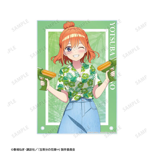 『五等分の花嫁∽』描き下ろし 中野四葉 アロハシャツver. A5アクリルパネル