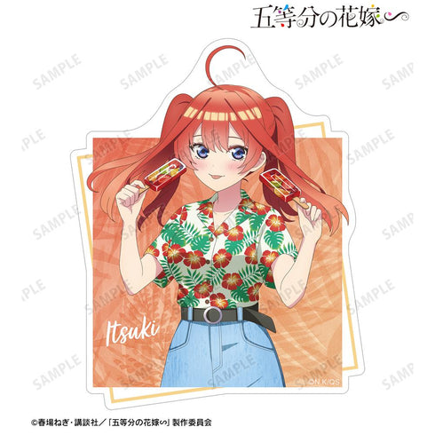 『五等分の花嫁∽』描き下ろし 中野五月 アロハシャツver. トラベルステッカー