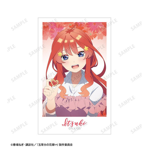 『五等分の花嫁∽』描き下ろし 制服エプロンver. インスタントカメラ風イラストカード5枚セット