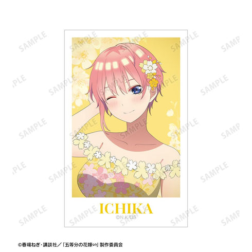 『五等分の花嫁∽』描き下ろし 桜ドレスver. インスタントカメラ風イラストカード5枚セット