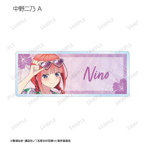 『五等分の花嫁∽』描き下ろし アロハシャツver. トレーディングアクリルネームプレート(単位/BOX)