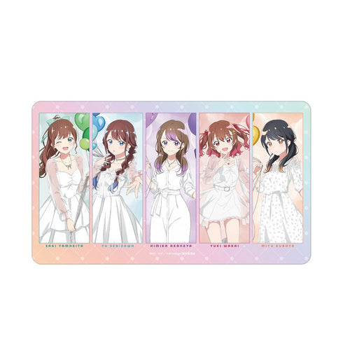 『i☆Ris the Movie - Full Energy!! -』描き下ろし 集合 ホワイトワンピースver. マルチデスクマット