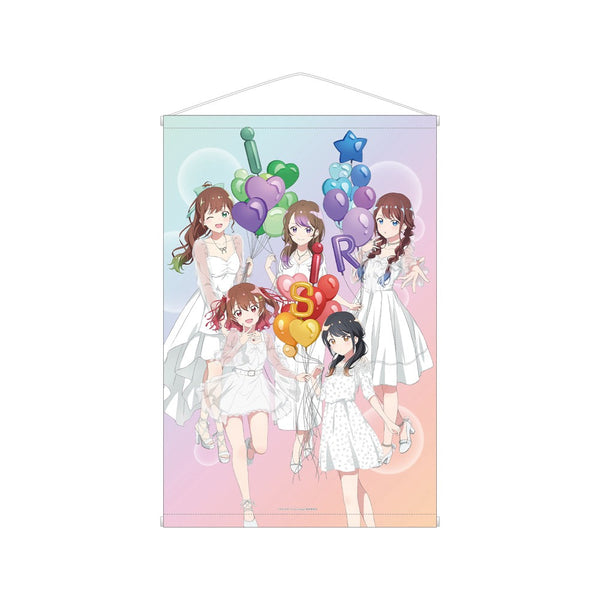 『i☆Ris the Movie - Full Energy!! -』描き下ろし 集合 ホワイトワンピースver. B2タペストリー