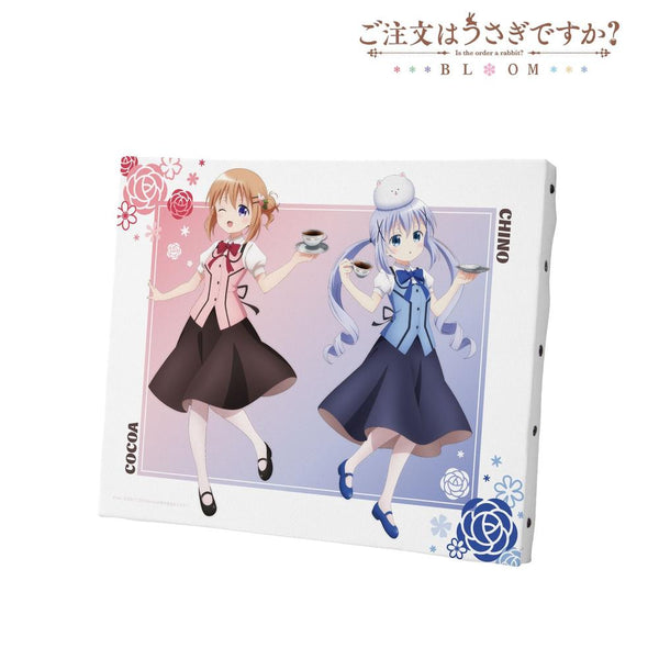 『ご注文はうさぎですか? BLOOM』描き下ろし ココア&チノ 素敵なティータイムver. キャンバスボード【202604再販】