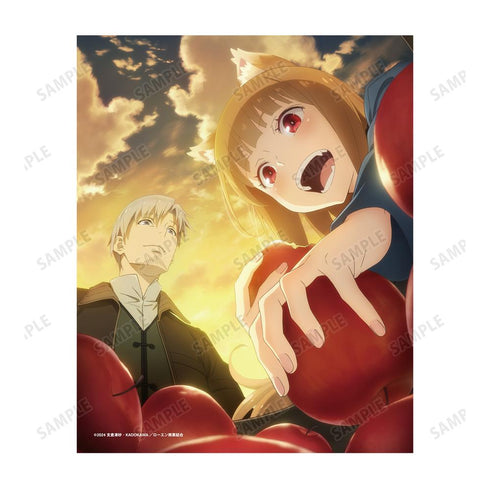 『狼と香辛料 MERCHANT MEETS THE WISE WOLF』ホロ&ロレンス コンセプトビジュアル キャンバスボード【202502再販】