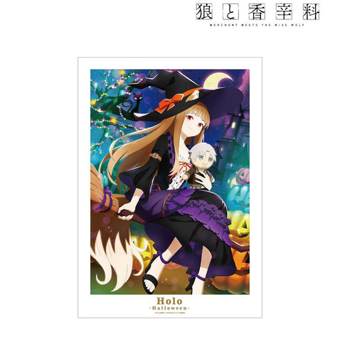 《狼与香辛料 MERCHANT MEETS THE WISE WOLF》霍洛 “万圣节”主题A3哑光处理海报【202607再版】