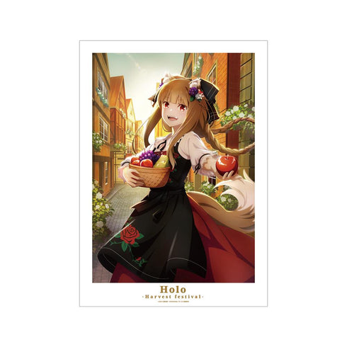 『狼と香辛料 MERCHANT MEETS THE WISE WOLF』ホロ 「収穫祭」ビジュアル A3マット加工ポスター【202502再販】