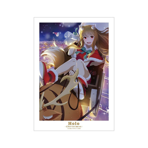 『狼と香辛料 MERCHANT MEETS THE WISE WOLF』ホロ 「クリスマス」ビジュアル A3マット加工ポスター【202603再販】