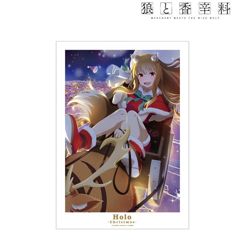 『狼と香辛料 MERCHANT MEETS THE WISE WOLF』ホロ 「クリスマス」ビジュアル A3マット加工ポスター【202502再販】