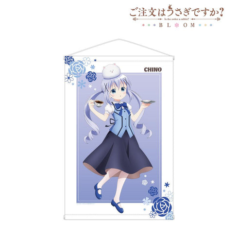 『ご注文はうさぎですか? BLOOM』描き下ろし チノ 素敵なティータイムver. B2タペストリー【202507再販】