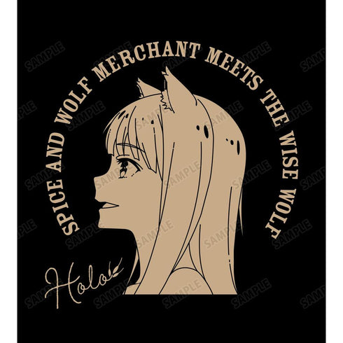 『狼と香辛料 MERCHANT MEETS THE WISE WOLF』ホロ カレッジTシャツメンズ【202607再販】
