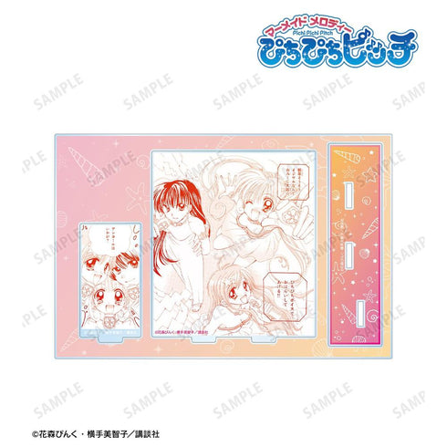 『ぴちぴちピッチ』七海 るちあ&宝生 波音&洞院 リナ 原作コマパーツ付きBIGアクリルスタンド ver.B【202606再販】
