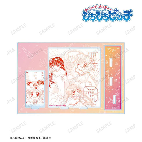 『ぴちぴちピッチ』七海 るちあ&宝生 波音&洞院 リナ 原作コマパーツ付きBIGアクリルスタンド ver.B【202502再販】