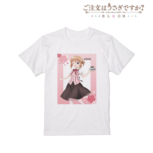 『ご注文はうさぎですか? BLOOM』描き下ろし ココア 素敵なティータイムver. Tシャツメンズ【202604再販】