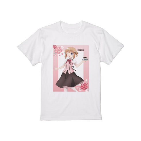 『ご注文はうさぎですか? BLOOM』描き下ろし ココア 素敵なティータイムver. Tシャツレディース【202507再販】