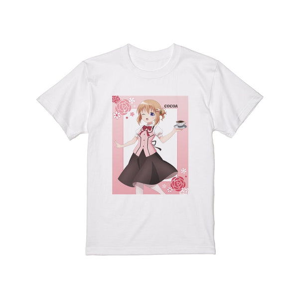 『ご注文はうさぎですか? BLOOM』描き下ろし ココア 素敵なティータイムver. Tシャツレディース