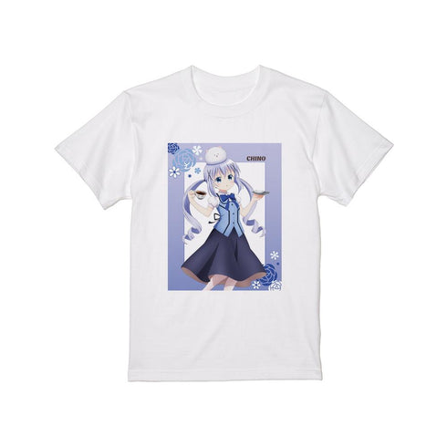 『ご注文はうさぎですか? BLOOM』描き下ろし チノ 素敵なティータイムver. Tシャツレディース【202507再販】