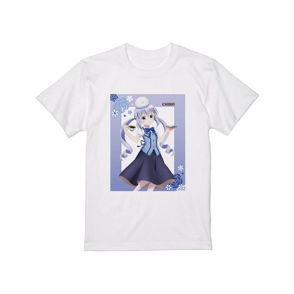 『ご注文はうさぎですか? BLOOM』描き下ろし チノ 素敵なティータイムver. Tシャツレディース【202507再販】
