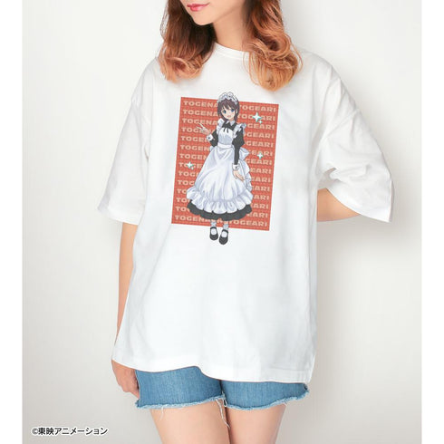 『ガールズバンドクライ』描き下ろし 井芹 仁菜 メイド風ver. BIGシルエットTシャツユニセックス【202502再販】
