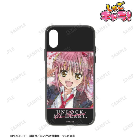 『しゅごキャラ!』日奈森あむ grunge CANVAS 角丸強化ガラスiPhoneケース