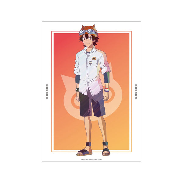 『SKET DANCE』ボッスン Ani-Art clear label A3マット加工ポスター