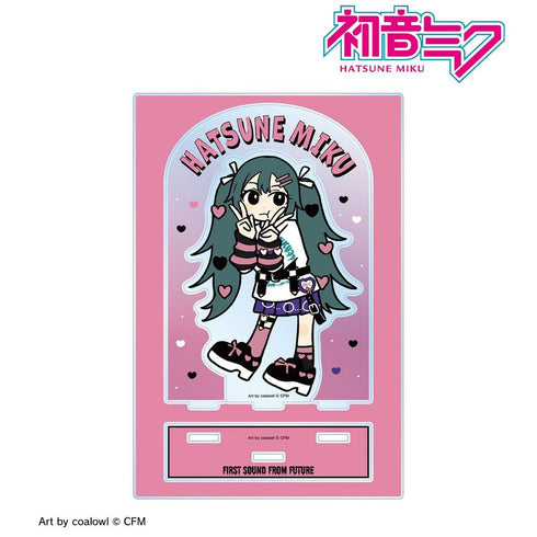 『初音ミク』描き下ろし 初音ミク ハート デフォルメver. Art by coalowl パーツ付きBIGアクリルスタンド ver.B【202608再販】