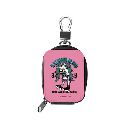 『初音ミク』描き下ろし 初音ミク ハート デフォルメver. Art by coalowl 合皮レザーミニポーチ ver.B【202507再販】