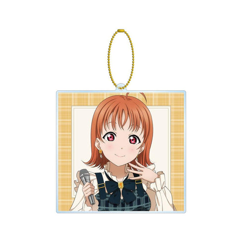 《Love Live! Sunshine!!》全新绘制 高海千歌 格纹连衣裙版 BIG亚克力钥匙扣【202605再版】