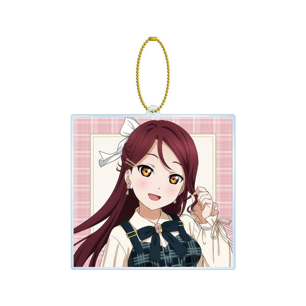 『ラブライブ!サンシャイン!!』描き下ろし 桜内 梨子 チェックワンピース衣装ver. BIGアクリルキーホルダー【202510再販】