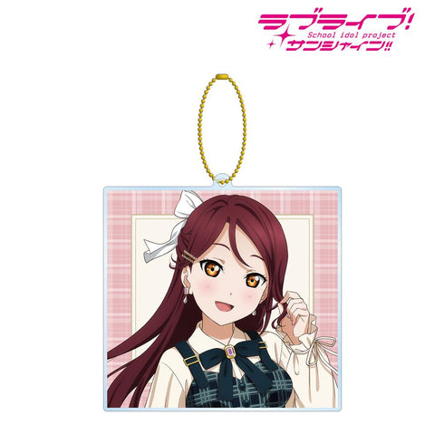 『ラブライブ!サンシャイン!!』描き下ろし 桜内 梨子 チェックワンピース衣装ver. BIGアクリルキーホルダー【202503再販】