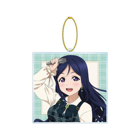 『ラブライブ!サンシャイン!!』描き下ろし 松浦 果南 チェックワンピース衣装ver. BIGアクリルキーホルダー【202510再販】