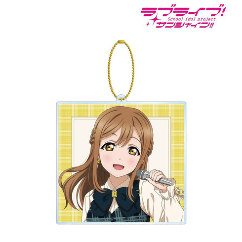 《Love Live! Sunshine!!》全新绘制 国木田 花丸 格纹连衣裙版 BIG亚克力钥匙扣【202605再版】