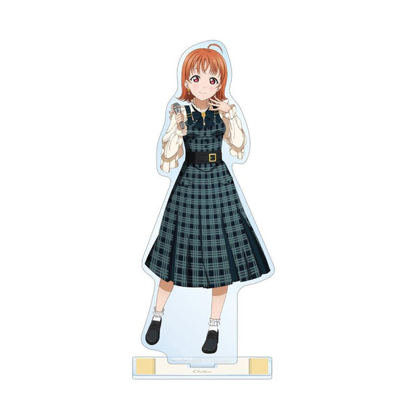 『ラブライブ!サンシャイン!!』描き下ろし 高海 千歌 チェックワンピース衣装ver. BIGアクリルスタンド【202605再販】