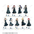 『ラブライブ!サンシャイン!!』描き下ろし 桜内 梨子 チェックワンピース衣装ver. BIGアクリルスタンド【202510再販】