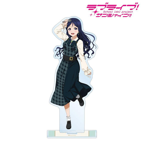 《Love Live! Sunshine!!》全新繪製 松浦果南 格紋連身裙造型版 BIG 壓克力立牌【202605 再版】