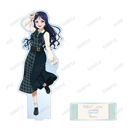 《Love Live! Sunshine!!》全新繪製 松浦果南 格紋連身裙造型版 BIG 壓克力立牌【202605 再版】