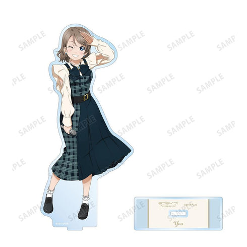 《Love Live! Sunshine!!》全新绘制 渡边曜 格纹连衣裙版 BIG亚克力立牌【202605再版】