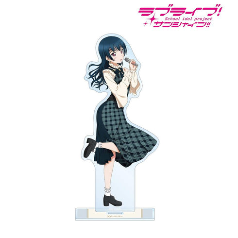 《Love Live! Sunshine!!》全新绘制 津岛善子 格纹连衣裙版 BIG亚克力立牌【202605再版】