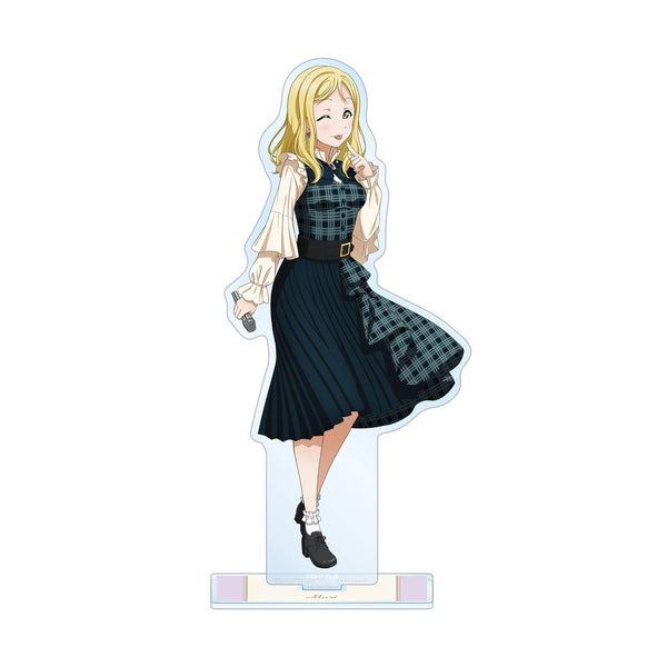 『ラブライブ!サンシャイン!!』描き下ろし 小原 鞠莉 チェックワンピース衣装ver. BIGアクリルスタンド【202605再販】