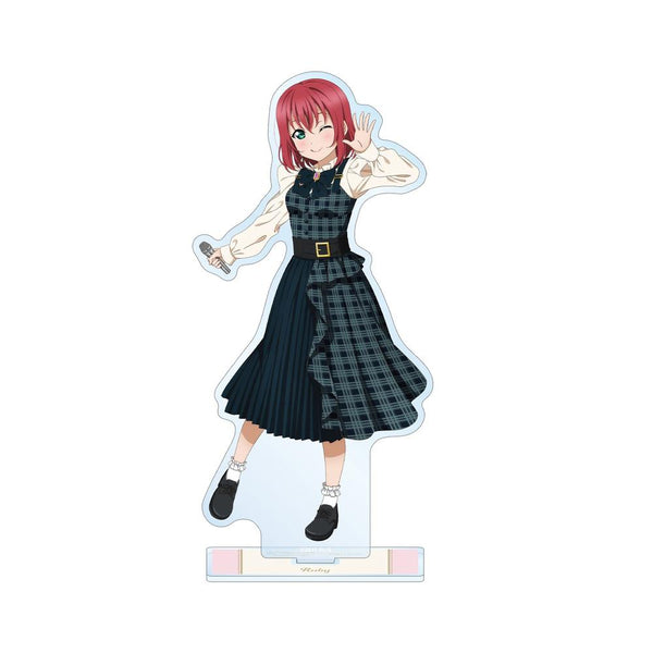 『ラブライブ!サンシャイン!!』描き下ろし 黒澤 ルビィ チェックワンピース衣装ver. BIGアクリルスタンド【202605再販】