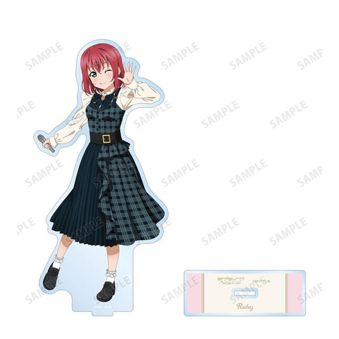 《Love Live! Sunshine!!》全新绘制 黑泽露比 格子连衣裙版 BIG亚克力立牌【202605再版】