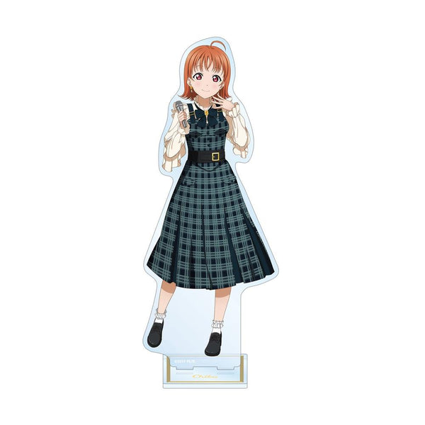 『ラブライブ!サンシャイン!!』描き下ろし 高海 千歌 チェックワンピース衣装ver. 特大アクリルスタンド【202605再販】