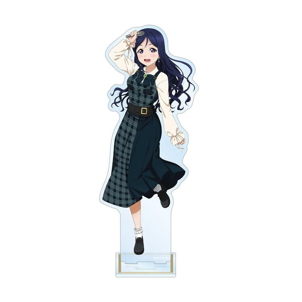 『ラブライブ!サンシャイン!!』描き下ろし 松浦 果南 チェックワンピース衣装ver. 特大アクリルスタンド【202605再販】