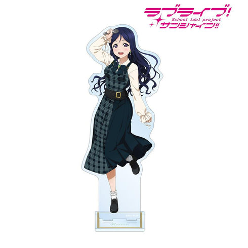 《Love Live! Sunshine!!》全新绘制 松浦果南 格纹连衣裙版 特大亚克力立牌【202605再版】