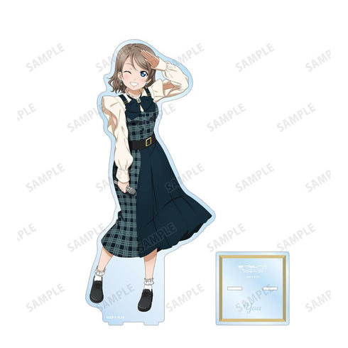 《Love Live! Sunshine!!》全新繪製 渡邊曜 格紋連身裙版 特大亞克力立牌【202605再版】