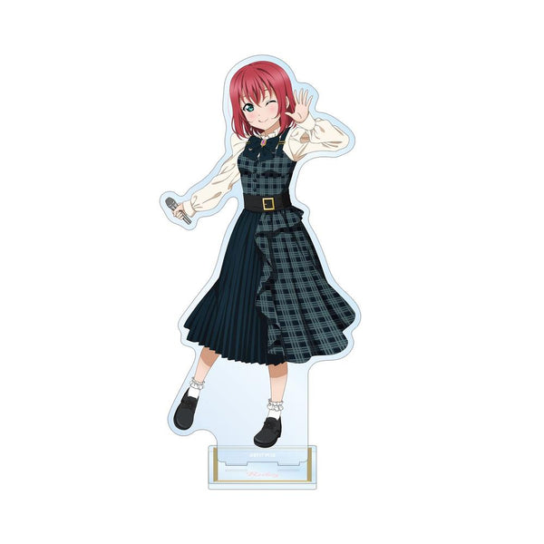 『ラブライブ!サンシャイン!!』描き下ろし 黒澤 ルビィ チェックワンピース衣装ver. 特大アクリルスタンド【202605再販】