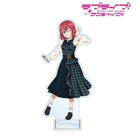 《Love Live! Sunshine!!》全新绘制 黑泽露比 格子连衣裙版 特大亚克力立牌【202605再版】