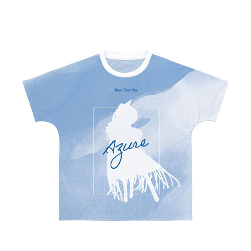 『白夜極光』アズール Ani-Art aqua label フルグラフィックTシャツユニセックス
